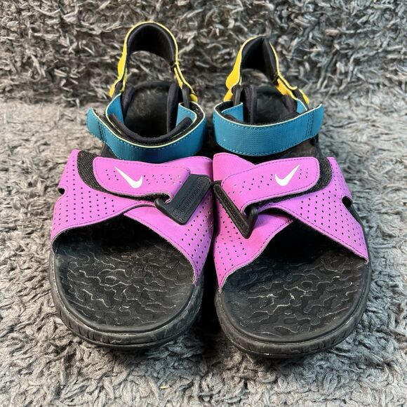 Mens Nike ACG Air Deschutz Sandals Black Purple Size 10
